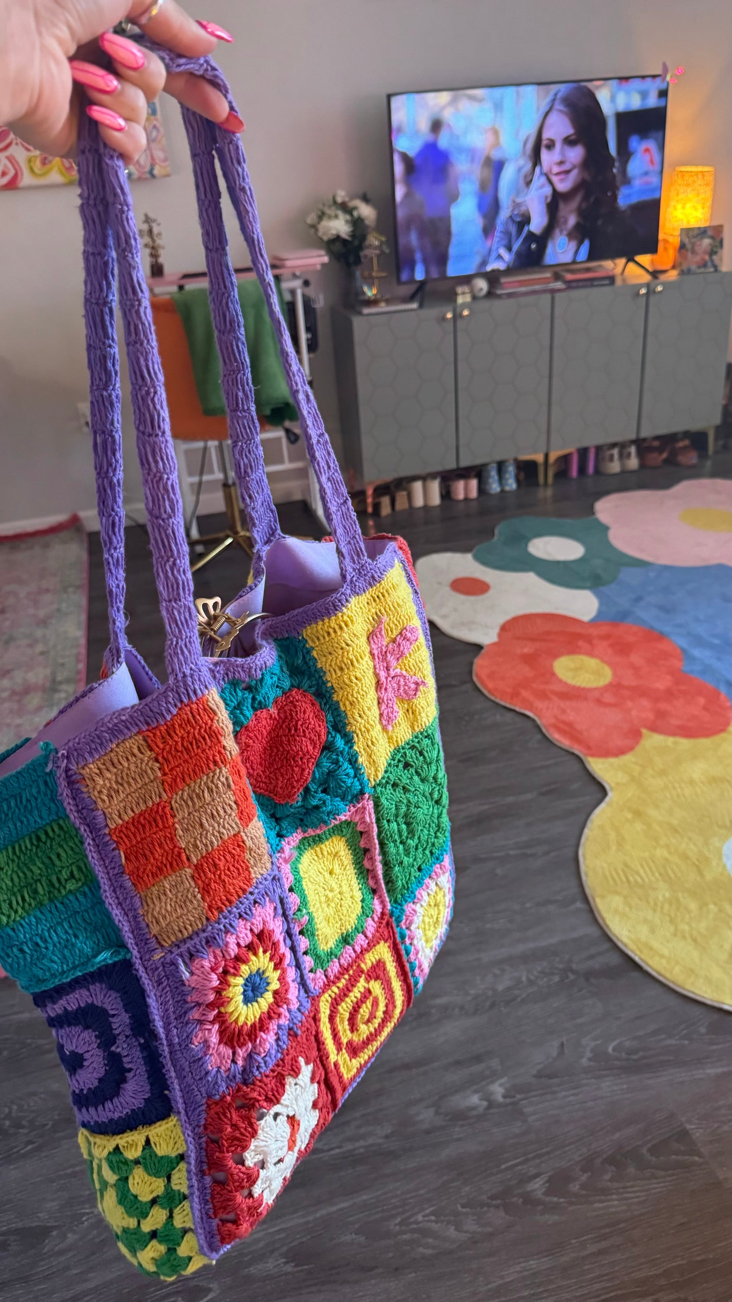 K Crochet Bag