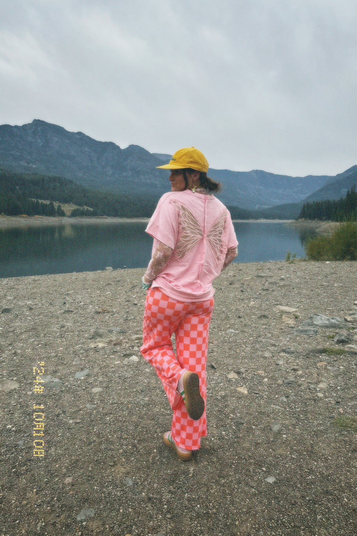 Pink Checkered Sweatpants