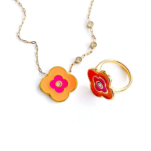 KJ Flower Necklace