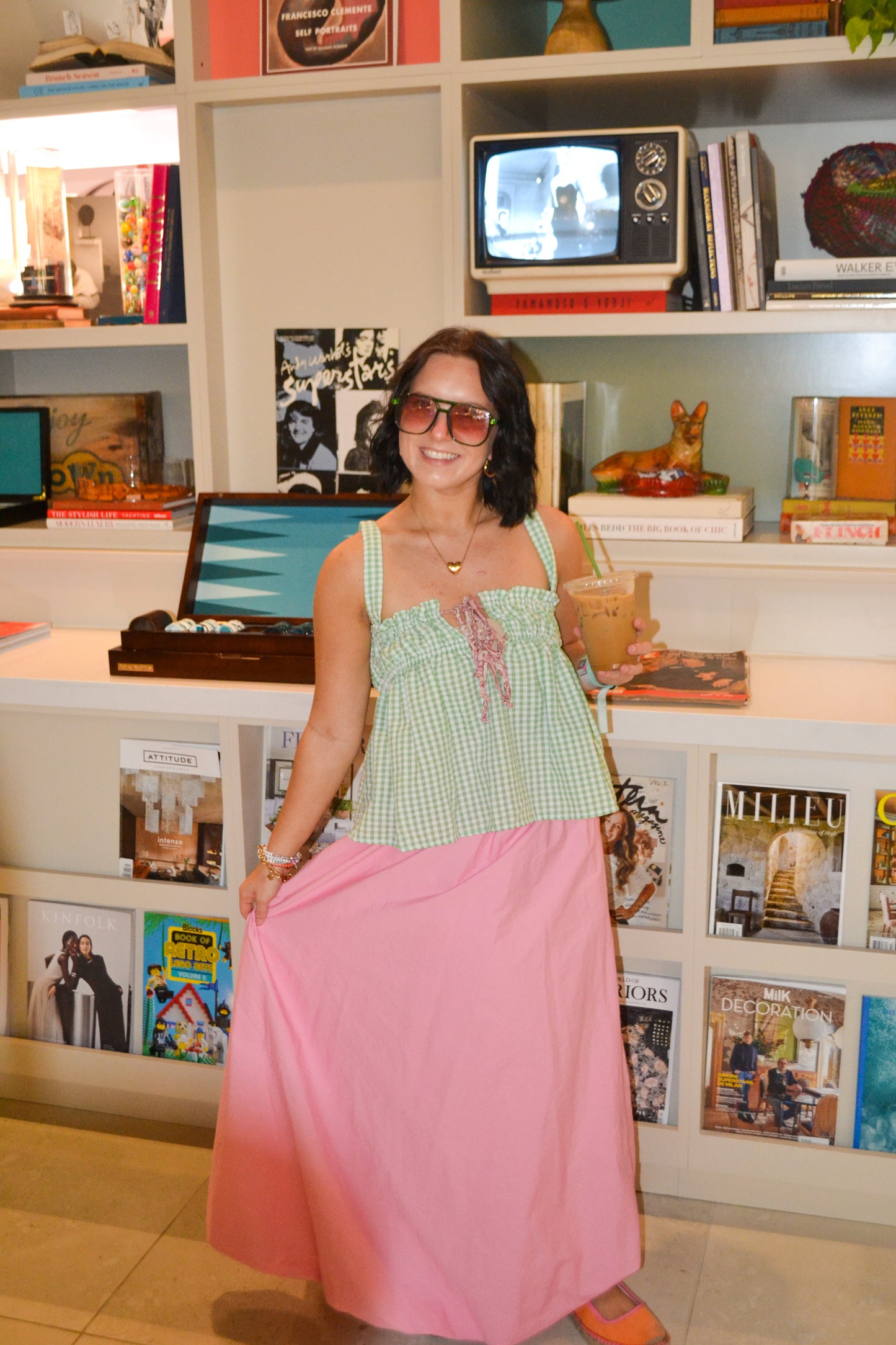 Wide Waistband CC bubble skirt